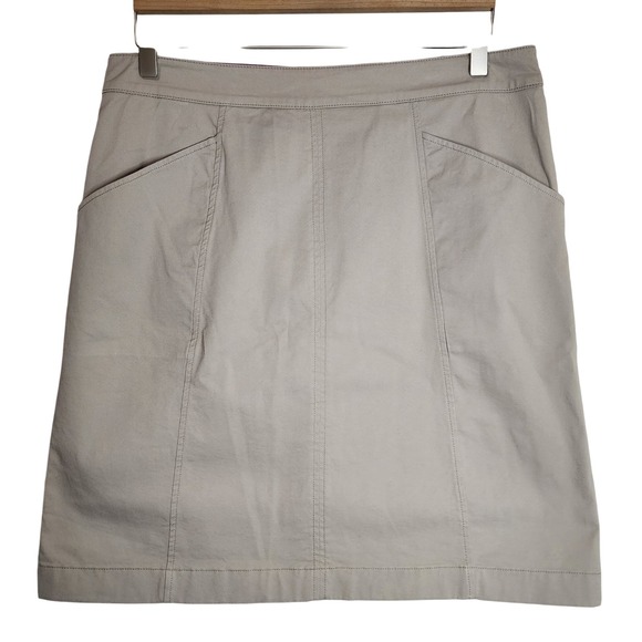 Boden Skirt Women's 10 L Mini w. Pockets Chino Khaki Tan - Picture 1 of 6